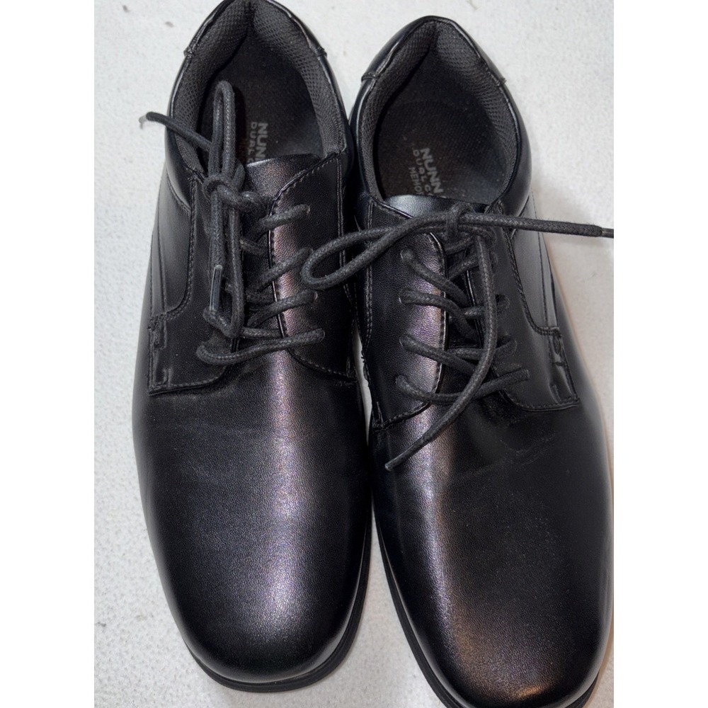 Nunn Bush Dual Comfort Memory Foam Black 10 M  Shoes Rounded Toe Dress Or Work
